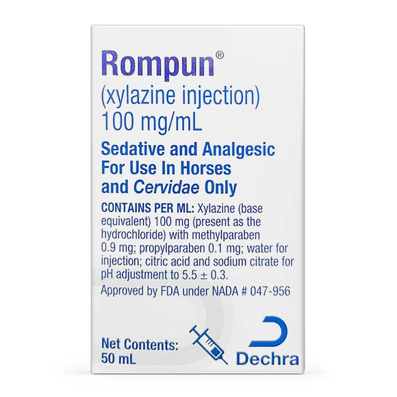 Rompun 100mg/ml Injection (50ml) - Pet Medicine 2