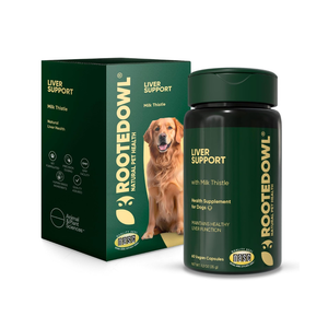 Rooted Owl Natural Liver Support Supplement for Dogs (60 capsules) - Pets Vitamins & Supplements 1