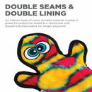 Outward Hound Invincible Gecko 2 Stuffingless Durable Squeaker Red / Orange Dog Toy (Medium)