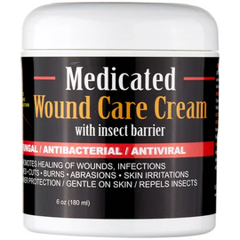 E3 Medicated Wound Cream with Insect Barrier for Horses (6 oz)