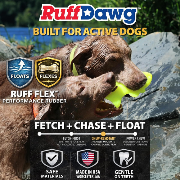 Ruff Daw Durable Floating Dog Toy Assorted Colors - Dog Toys 5