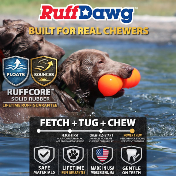 Ruff Dawg Big Dawg Indestructible Dog Toy Assorted Colors - Dog Toys 2