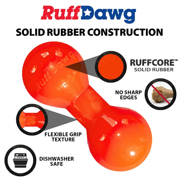 Ruff Dawg Big Dawg Indestructible Dog Toy Assorted Colors - Dog Toys 3