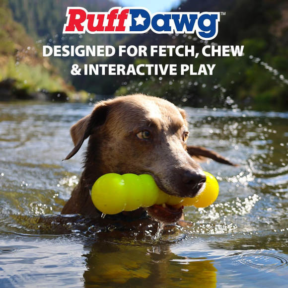Ruff Dawg Dawg-Buster Ultra Durable Rubber Dog Toy Assorted Colors - Dog Toys 3
