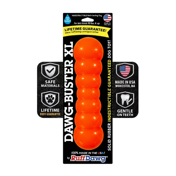 Ruff Dawg Dawg-Buster Ultra Durable Rubber Dog Toy Assorted Colors - X-Large - Dog Toys 7