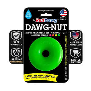 Ruff Dawg Dawg-Nut Indestructible Dog Toy Assorted Colors - Regular - Dog Toys 1