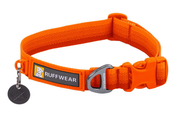 Ruffwear Front Range Dog Collar - Blaze Orange / Small (11’’-14’’ Neck) - Leashes Collars & Training 18