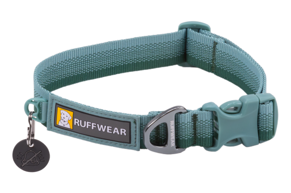 Ruffwear Front Range Dog Collar - River Rock Green / Small (11’’-14’’ Neck) - Leashes Collars & Training 9
