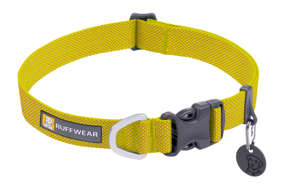 Ruffwear Hi & Light Dog Collar - Lichen Green / 9’’-11’’ Neck - Leashes Collars & Training 13