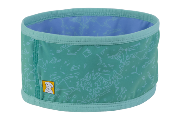 Ruffwear Swamp Cooler Cooling Neck Gaiter for Dogs - Aurora Teal / Heliotrope Purple / XX-Small - Neck Gaiters 1