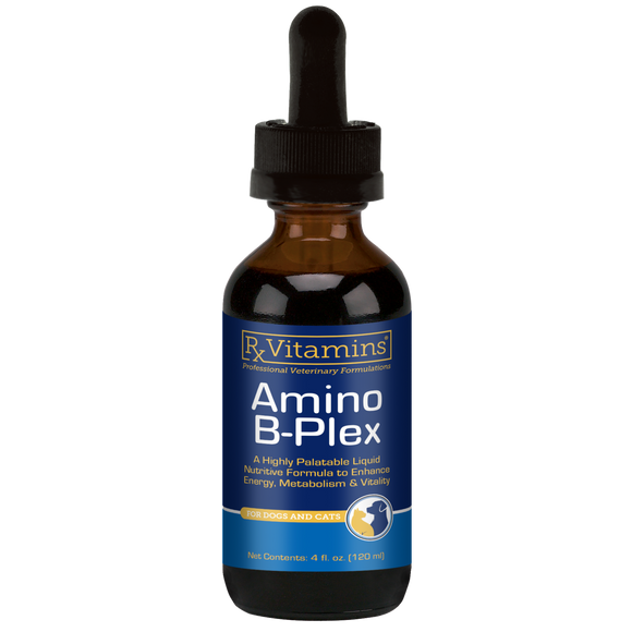 Rx Vitamins Amino B Plex B Vitamin Complex Plus Amino Acids - 4 oz - Dog Supplements & Vitamins 9