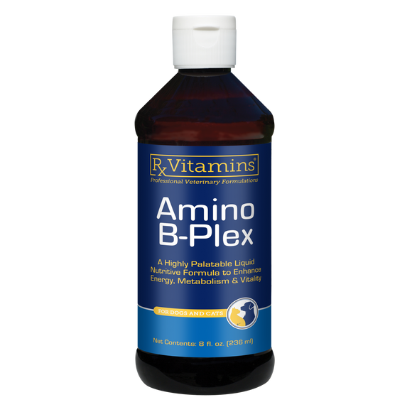Rx Vitamins Amino B Plex B Vitamin Complex Plus Amino Acids - 8 oz - Dog Supplements & Vitamins 10