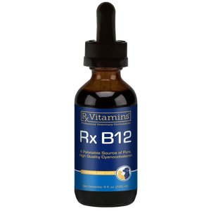 Rx Vitamins Rx B12 Liquid Digestive Supplement For Dogs and Cats (4 oz) - Dog & Cat Supplements & Vitamins 1