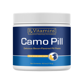 Rx Vitamins Camo Pill Bacon-Flavored Pill Paste for Dogs & Cats (4.2 oz) - Dog & Cat Supplements & Vitamins 1