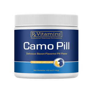 Rx Vitamins Camo Pill Bacon-Flavored Pill Paste for Dogs & Cats (4.2 oz) - Dog & Cat Supplements & Vitamins 1