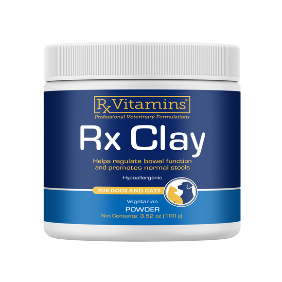 Rx Vitamins Rx Clay Powder Digestive Supplement for Dogs & Cats (100g) - Dog Supplements & Vitamins 1