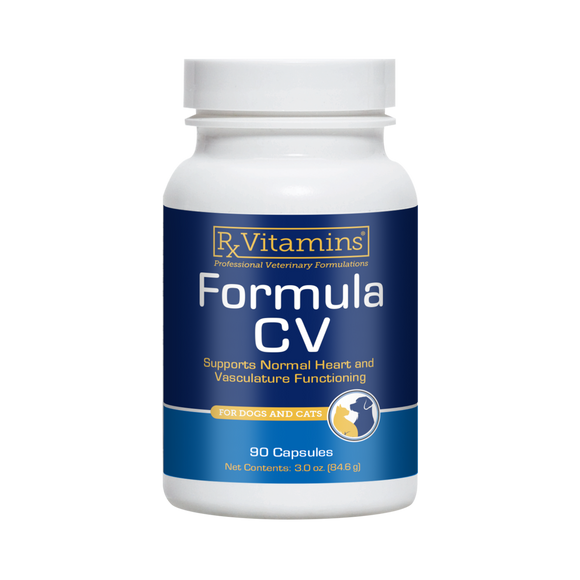 Rx Vitamins Formula CV For Dogs and Cats (90 caps) - Cat Supplements & Vitamins 1