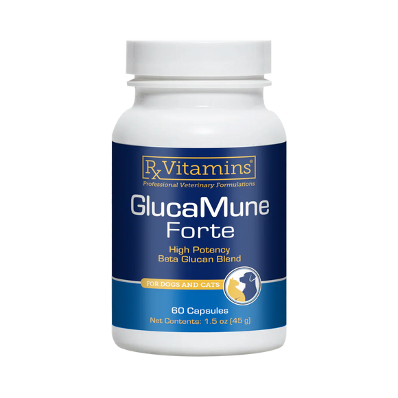 Rx Vitamins GlucaMune Forte for Dogs & Cats 60 capsules - Dog & Cat Supplements & Vitamins 1