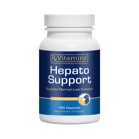 Rx Vitamins Hepato Support Liver Supplement - 180 caps - Dog Supplements & Vitamins 1