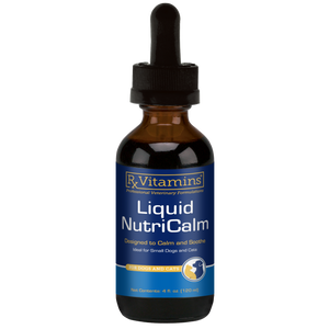 Rx Vitamins Liquid NutriCalm For Dogs and Cats (4 oz) - Dog & Cat Supplements & Vitamins 1
