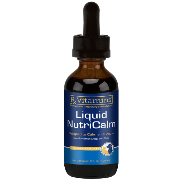 Rx Vitamins Liquid NutriCalm For Dogs and Cats (4 oz) - Dog & Cat Supplements & Vitamins 1