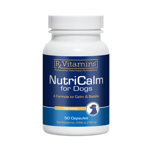 Rx Vitamins NutriCalm Supplement for Dogs (50 capsules) - Dog Calming & Anxiety Supplements 1