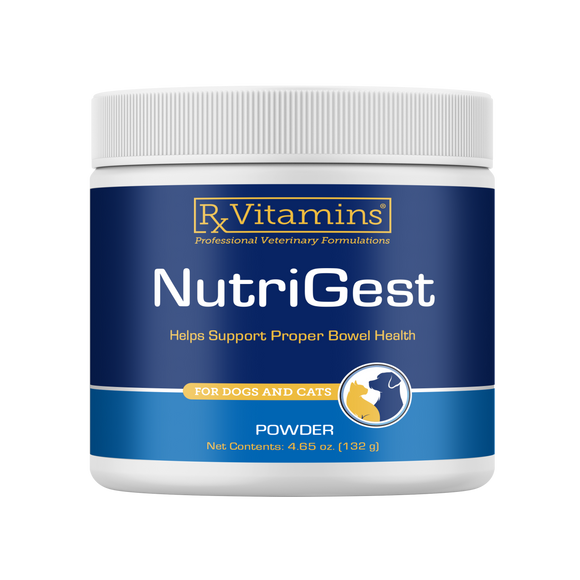 Rx Vitamins Nutrigest Powder Bowel Health Supplement For Dogs & Cats (132 g) - Dog & Cat Supplements & Vitamins 1