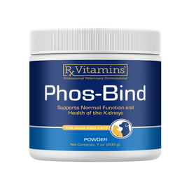 Rx Vitamins Phos-Bind Kidney Support Supplement For Dogs & Cats - 200g - Dog & Cat Supplements & Vitamins 1