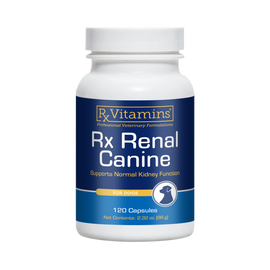 Rx Vitamins Rx Renal Canine Kidney Support For Dogs (120 capsules) - Dog Kidney & Bladder Supplements 1