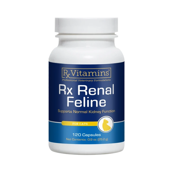 Rx Vitamins Rx Renal Feline Beadlets Kidney Support for Cats (3.52 oz) - 120 - Capsules - Cat Supplements & Vitamins 6