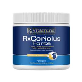Rx Vitamins RxCoriolus Forte for Dogs & Cats 100-gram - Dog & Cat Supplements & Vitamins 1