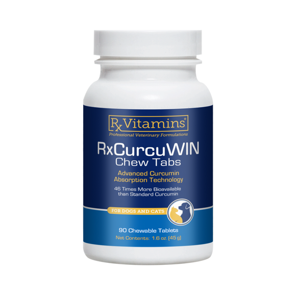 Rx Vitamins RXCurcuWIN Immune Support for Dogs & Cats (90 chewtabs) - Dog & Cat Supplements & Vitamins 1