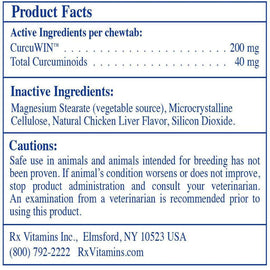 Rx Vitamins RXCurcuWIN (90 chewable tablets)