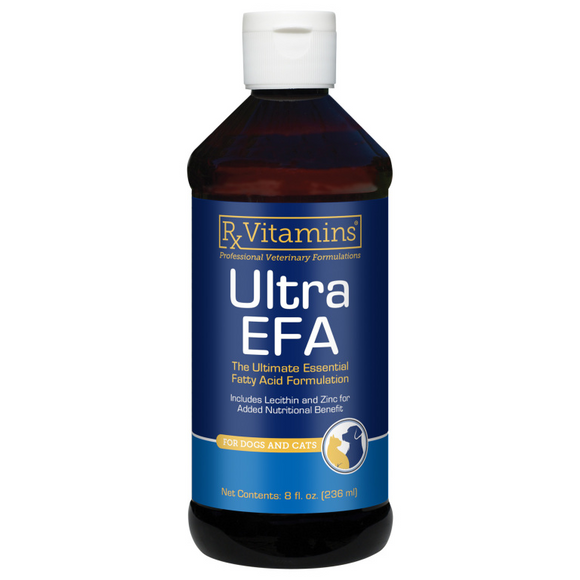 Rx Vitamins Ultra EFA Skin & Coat Supplement for Dogs and Cats - 8-oz - Dog & Cat Supplements & Vitamins 7