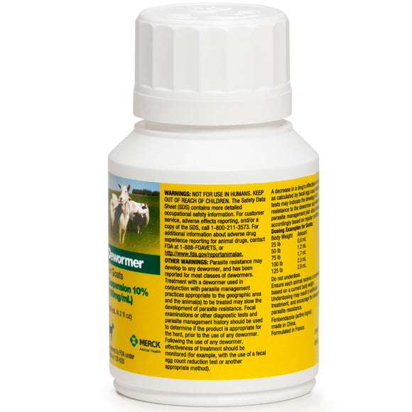 Safe-Guard Dewormer Suspension for Goats (125ml)