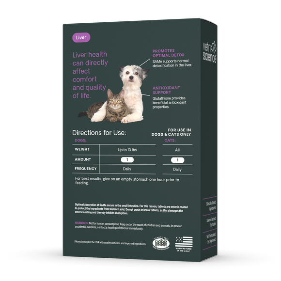 SAMe Liver Health 90 mg Tablet for Cats and Dogs - Dog Supplements & Vitamins 10