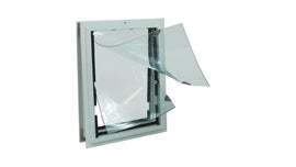 SB Standard Door Mount Pet Dog Door Dual Flap - Dog Gates Doors & Pens 1