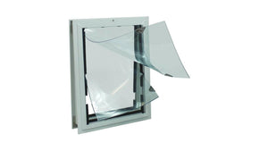 SB Standard Door Mount Pet Dog Door Dual Flap - Dog Gates Doors & Pens 1