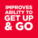 Improves ability to get up and go
