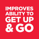 Improves ability to get up and go
