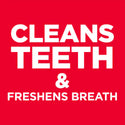 Cleans teeth 