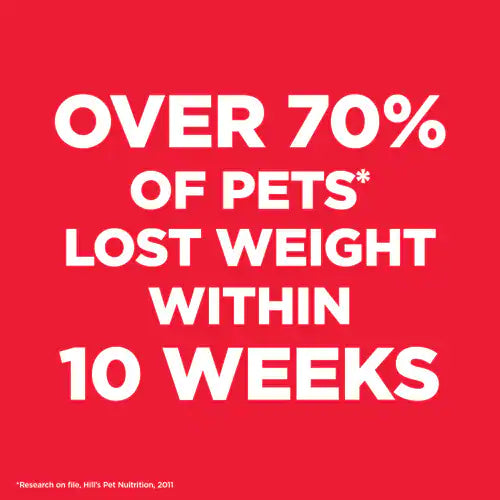 pets lost weight in 10 weeks.