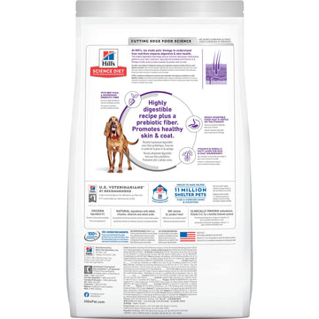 Hill's Science Diet Adult Sensitive Stomach & Skin Large Breed Dry Dog Food, Chicken Recipe, 30 lb Bag