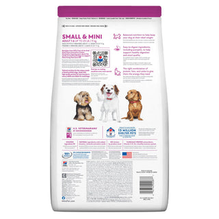 Hill's Science Diet Adult Small & Mini Chicken & Brown Rice Recipe Dry Dog Food, 4.5lb bag