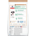 Back of Hill's Science Diet Puppy No Corn, Wheat or Soy Dry Dog Food, Chicken, 4 lb Bag