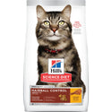 Hill's Science Diet Senior 7+ Hairball Control Dry Cat Food, Chicken Recipe, 7 lb Bag