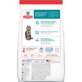 Hill's Science Diet Senior 7+ Indoor Dry Cat Food, Chicken Recipe, 15.5 lb Bag