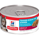 Hill's Science Diet Adult Canned Cat Food, Tender Ocean Fish Dinner, 5.5 oz, 24 Pack wet cat food