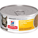 Hill's Science Diet Adult Urinary & Hairball Control Canned Cat Food, Savory Chicken, 2.9 oz, 24 Pack wet cat food