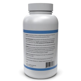 Back label of SeQual Firocoxib Tablets for Horses - Dosage, Warning, & Storage